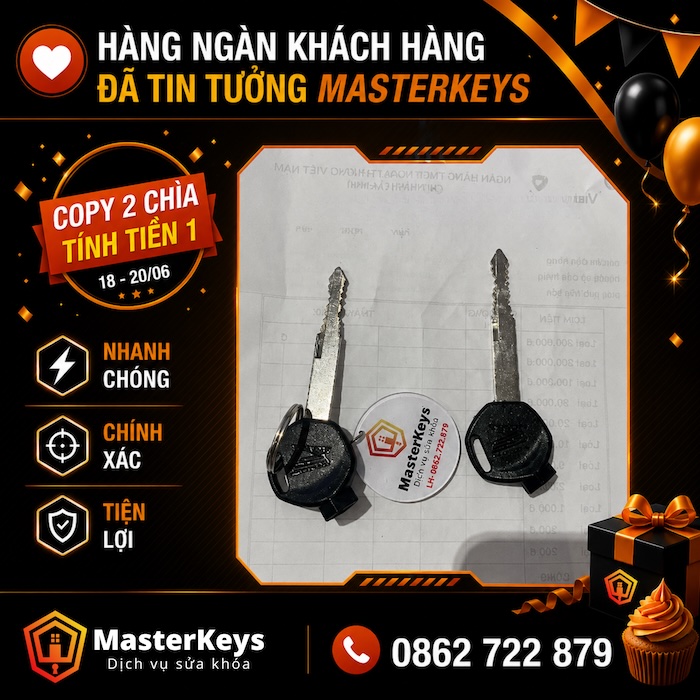 MasterKeys Tròn 2 Tuổi – Ưu Đãi Tri Ân Khách Hàng 18–20/06