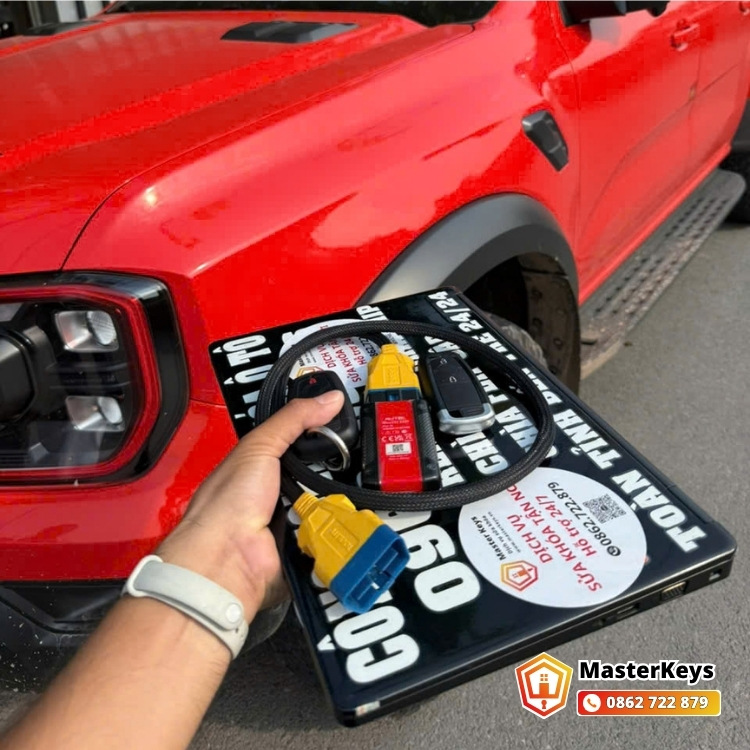 Quy Trình Làm Lại Chìa Khoá Ford Raptor Tại Chỗ