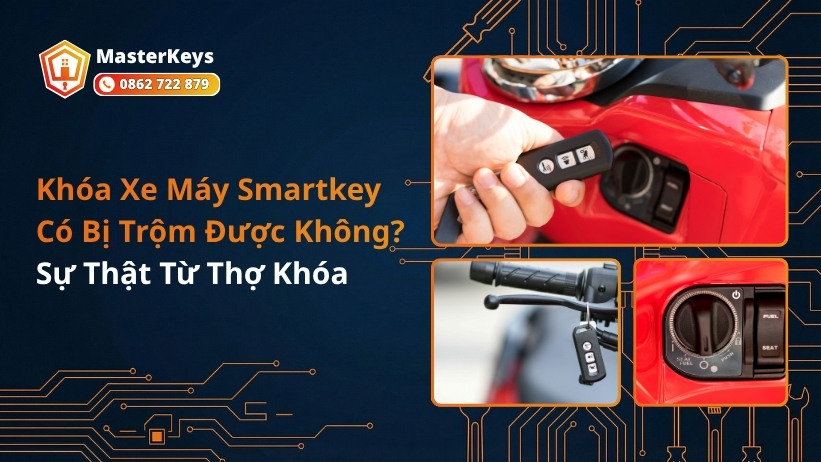 [Giải Đáp] Khóa Xe Máy Smartkey Có Bị Trộm Được Không?