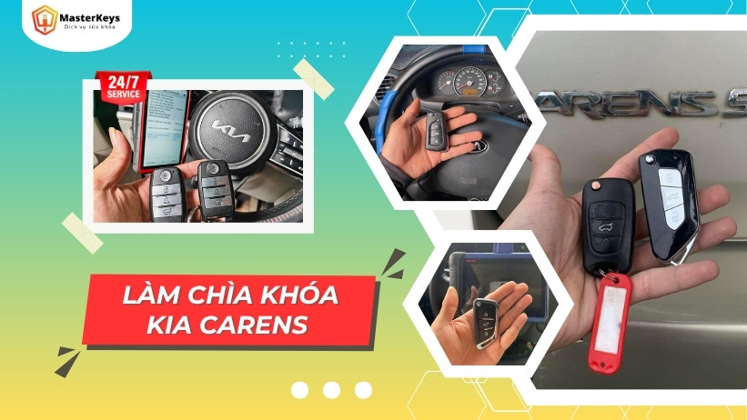 Làm Chìa Khóa Kia Carens Tận Nơi | Smartkey Và Remote Đúng Chuẩn Xe