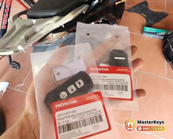 Đánh chìa xe máy Honda tận nơi tại khu An Dương Vương Quận 5