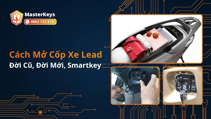 Cách Mở Cốp Xe Lead: Đời Cũ, Đời Mới, Smartkey