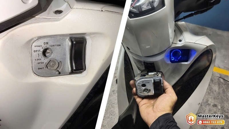 Thay ổ khóa smartkey cho xe máy là gì?