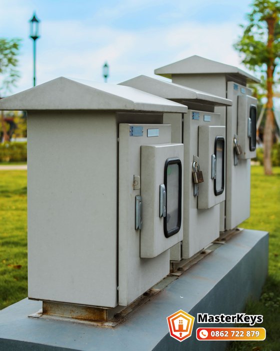 Trước khi mở tủ điện bị khóa, cần kiểm tra gì?