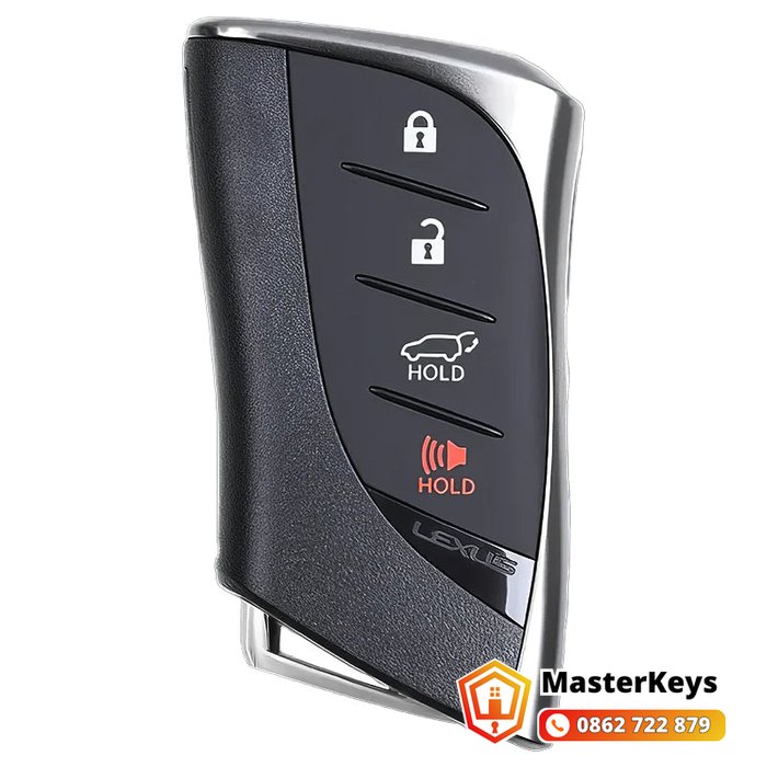 chìa khóa xe lexus rx350 - mặt trước smartkey 4 nút