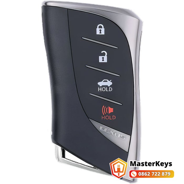 chìa khóa lexus - góc nghiêng smartkey